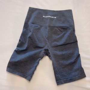 Alphalete dark grey biker shorts US S